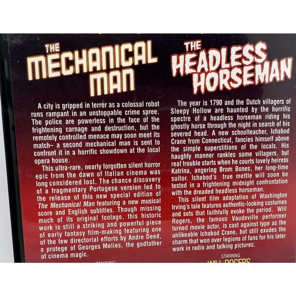 The Mechanical Man (1921) / Headless Horseman (1922) (Silent) (DVD) Andre Deed - Picture 3 of 4